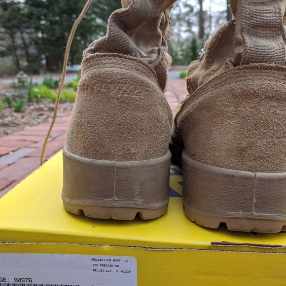 Belleville 300 DST Men's Steel Toe Hot Weather Boots Size 12.0R Desert - Picture 11 of 16